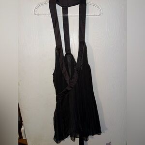 Free People Black Textured Dress